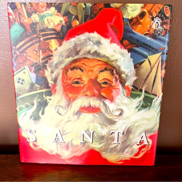 SANTA Hardcover Book, Kathleen Paton Collectible Christmas Poetry Illustrations - Picture 1 of 16